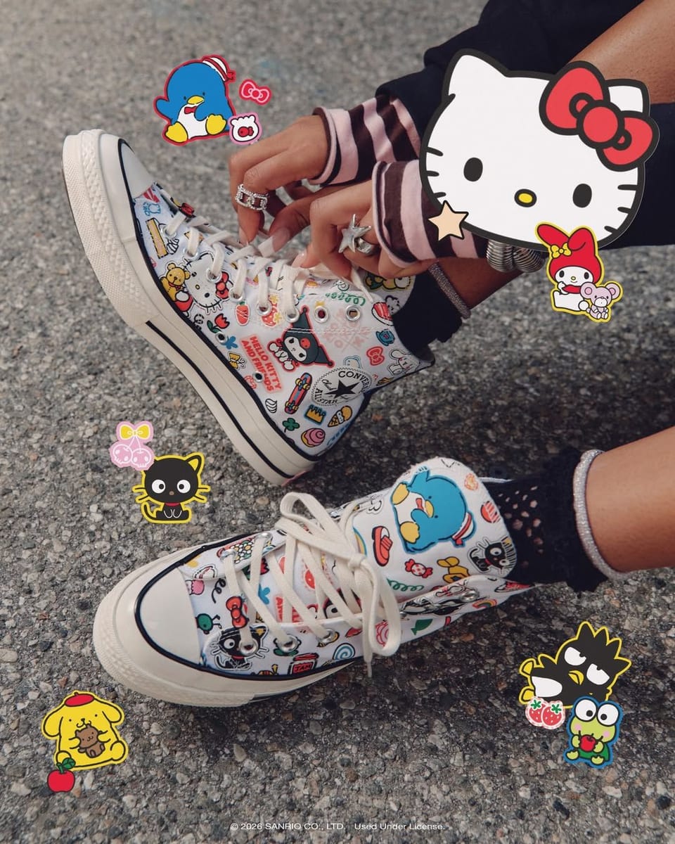 converse hello kitty and friends